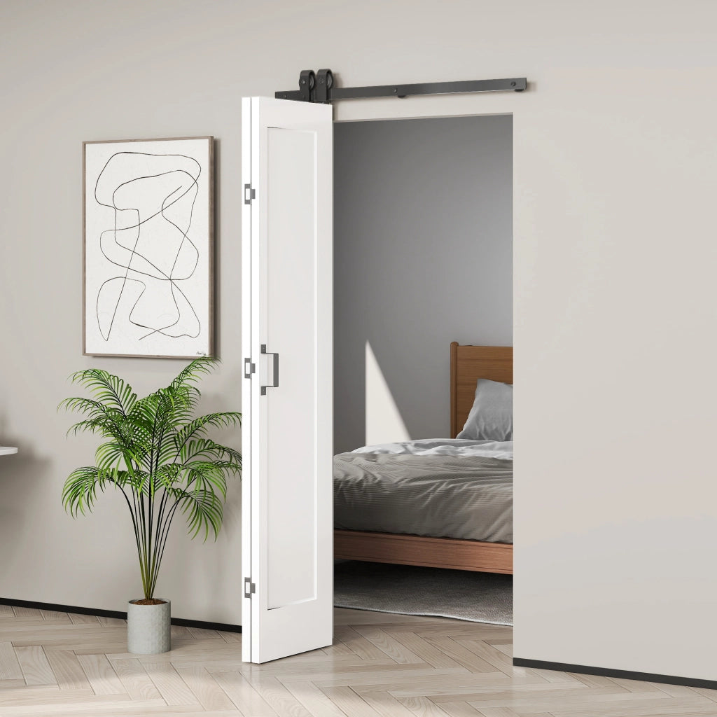 Porta Scorrevole a Libro ¨C Minimal ¨C Bianco 90x210 cm