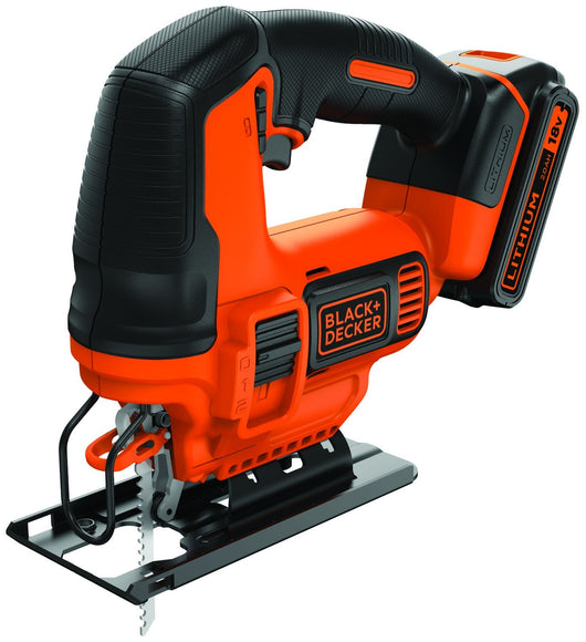 SEGHETTO ALTERNATIVO A BATTERIA LITIO 18V B+D BDCJS18 + CARICATORE E LAMA LEGNO