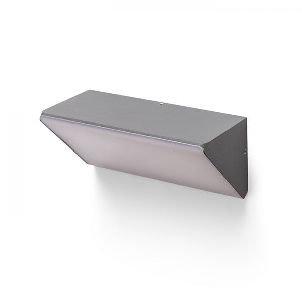 Lampada applique ANDANTE da parete grigio antracite acrilato opaco 230V LED 21W IP65  3000K