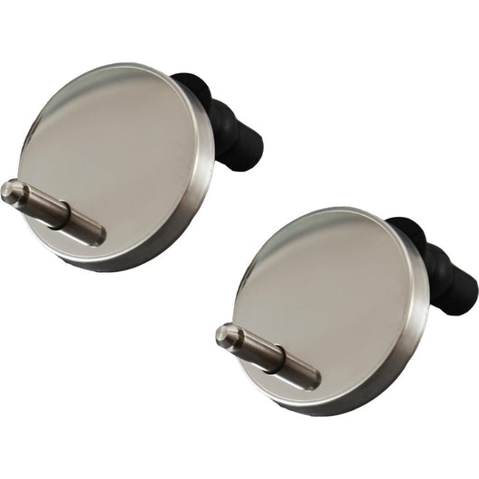 Knowing 2 pezzi wc cerniere, vite di fissaggio e dadi fissaggio