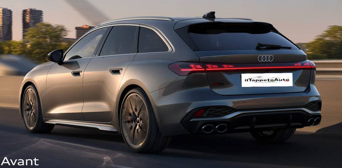 RIGUM906615 , Tappeti per Auto Gomma per Audi A5 (FU) B10 Berlina E Avant dal 2025-,Modelli (MHEV) e (PHEV)