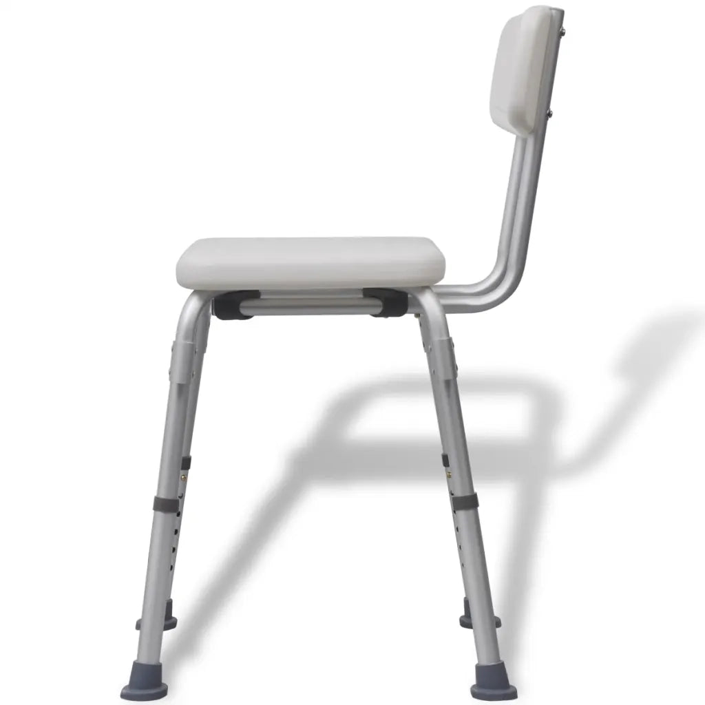 Sedia da Doccia in Alluminio Bianca  cod mxl 54505