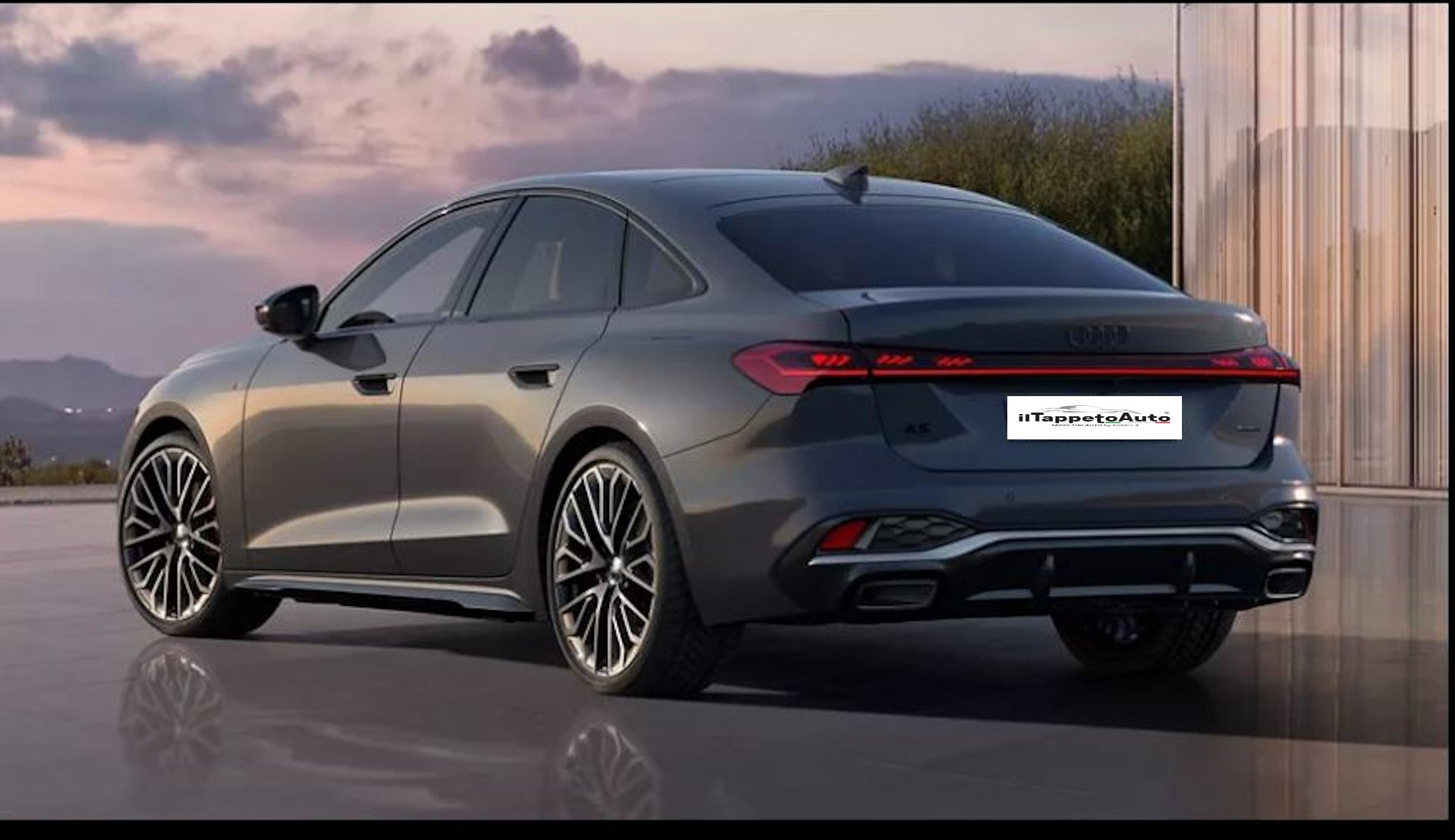 RIGUM906615 , Tappeti per Auto Gomma per Audi A5 (FU) B10 Berlina E Avant dal 2025-,Modelli (MHEV) e (PHEV)