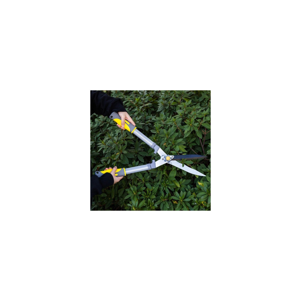 Forbici per siepi con lame ondulate - Suan - Rivestimento antiscivolo - Dimensioni : 58 x 21 cm
