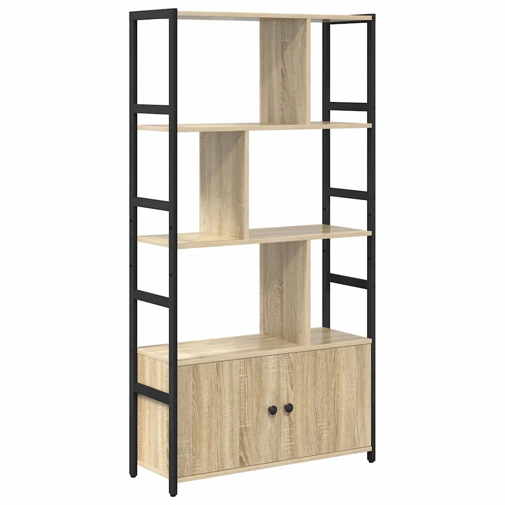 Libreria-Scaffale per Libri-Mobile di Stoccaggio Rovere Sonoma 80 x 30 x 155,5 cm Legno multistrato