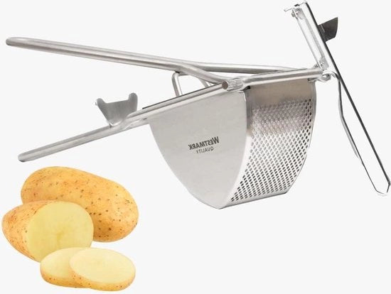 Set di taglierini per patate a doppia lama in acciaio inox RVS, triangolare, argento, 2 pezzi, 612622E7
