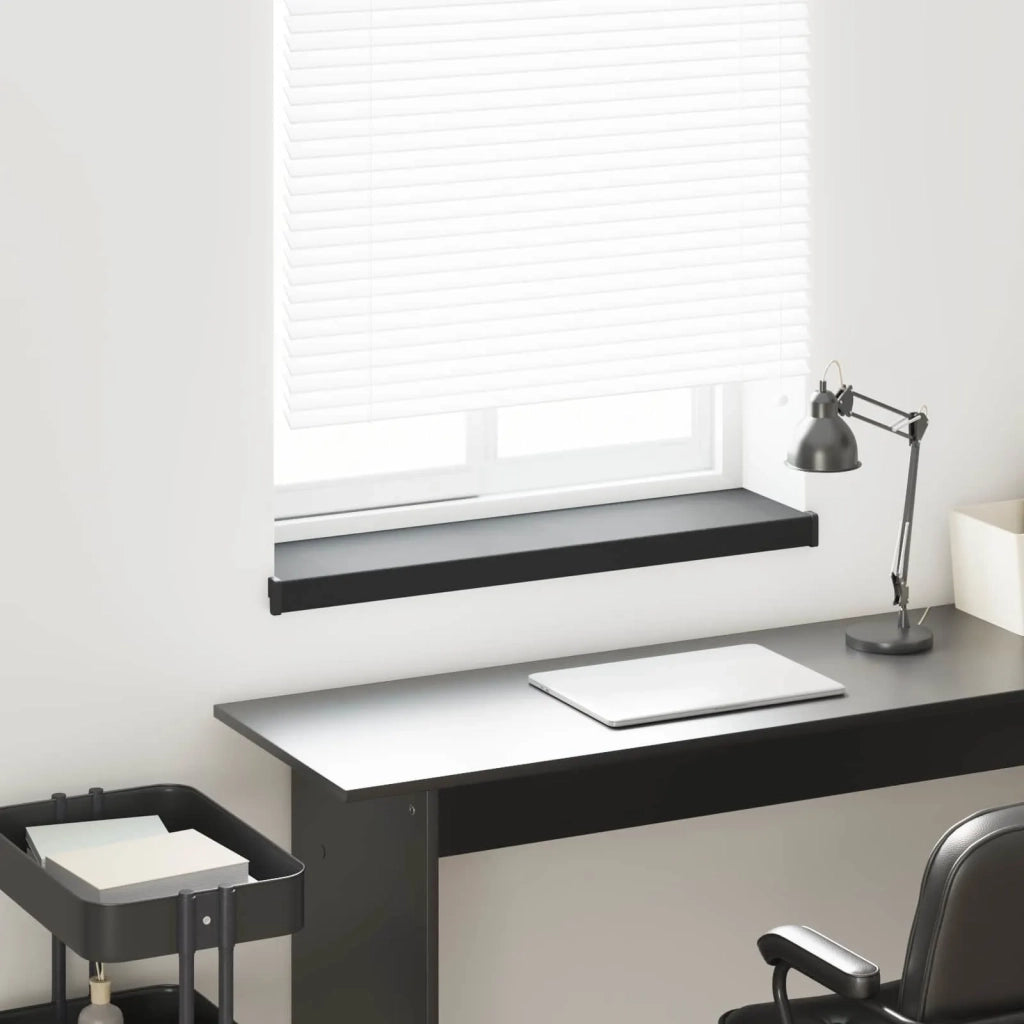 Soglia della Finestra Nero con Venature del Legno PVC CFW1784041