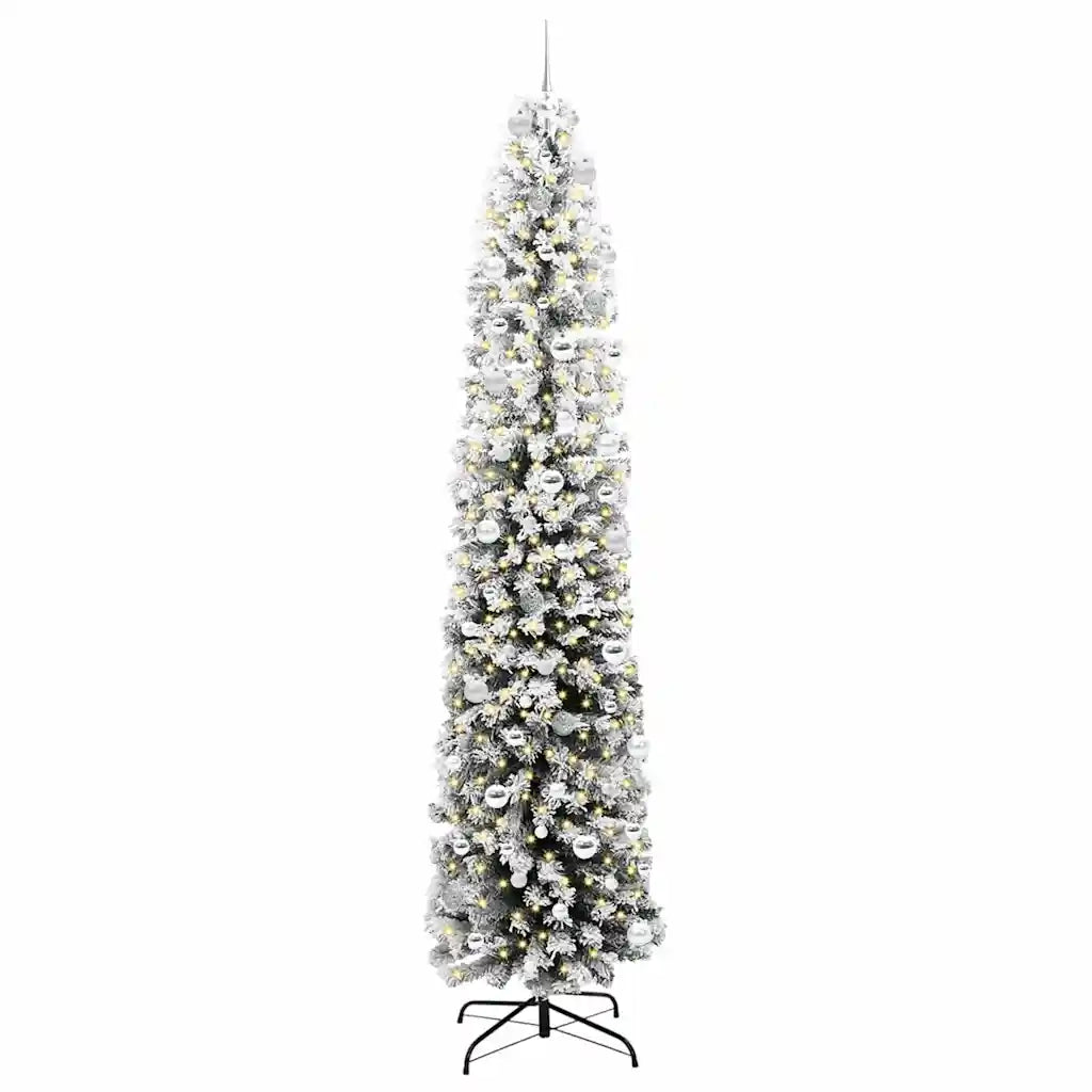 Albero di Natale artificiale con 300 LED Verde 240 cm 3395049