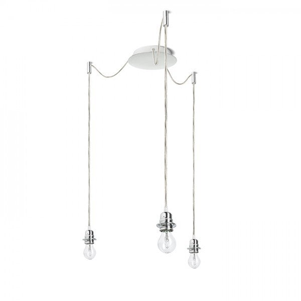 Lampadario KOMBIX 3 set da sospensione BC+CT+PC   230V E27 3x28W