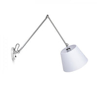 Lampada ASHLEY da parete bianco cromo 230V E27 42W