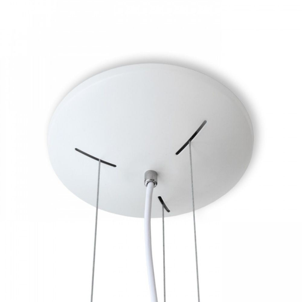 Lampada Lampadario MONETA  a sospensione bianco 230V LED 36W 3000K