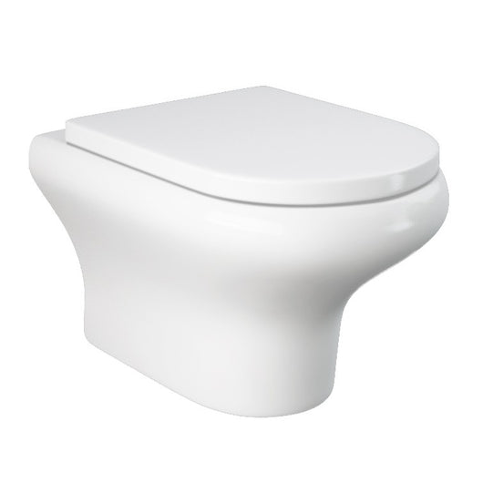 Vaso sospeso serie compact con smalto antibatterico