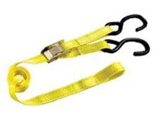 CINGHIA MM.25 CON GANCI A S E MORSETTO- - mt.4,5 x mm.25h. - 2 pezzi EXCEL