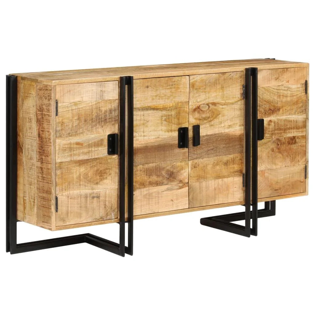 Buffet credenza mobiletto consolle mobile contenitore legno massello di mango 150 cm 4402145