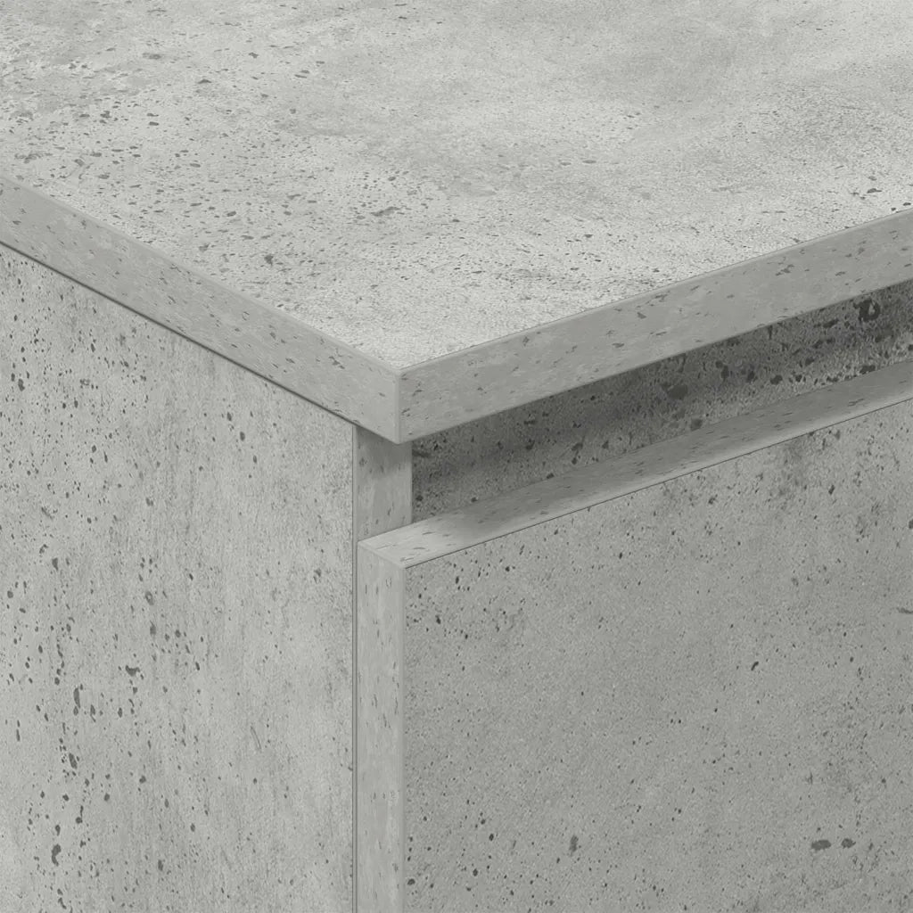 Credenza-Buffet-Armadio da cucina Grigio Cemento 60x35x98,5 cm in Legno Multistrato