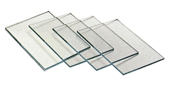 VETRO INCOLORE 5PZ PER MASCHERA E SCHERMO DA SALDATORE MM.75X98