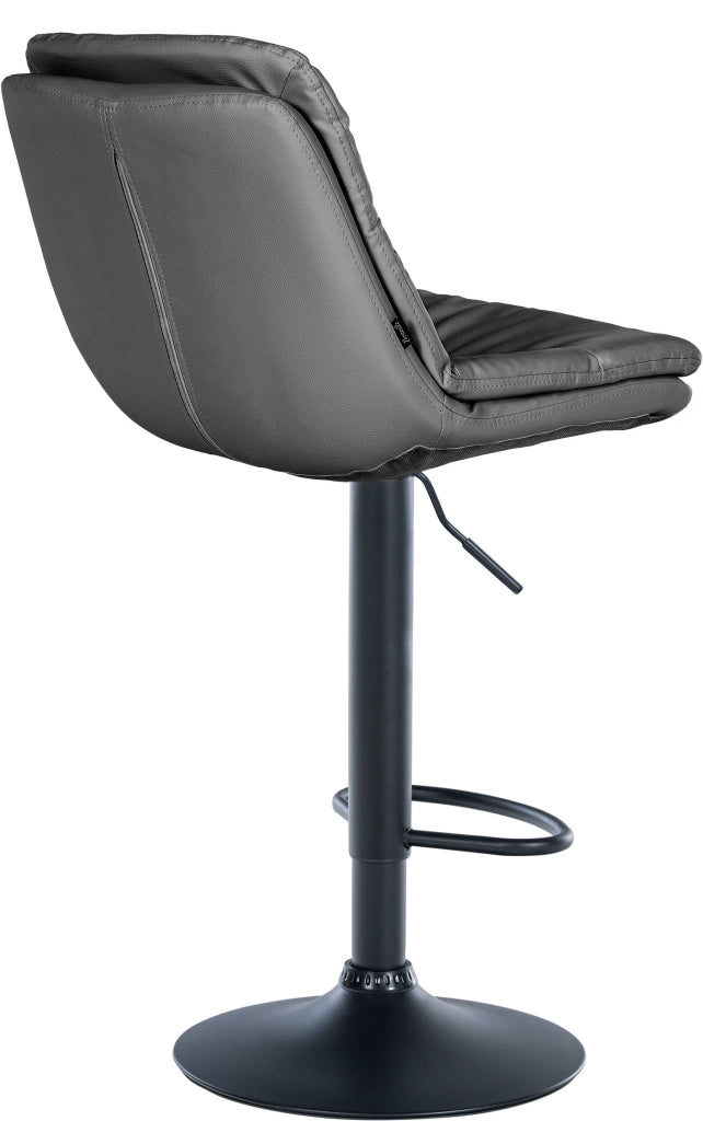 Barhocker Laurel Kunstleder schwarz