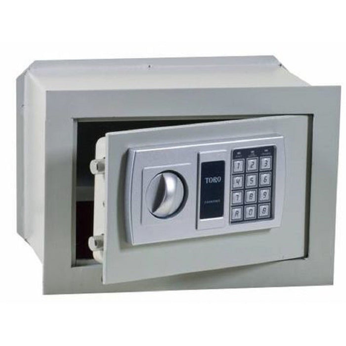 CASSAFORTE A MURO ELETTRONICA TORO 36X20X24 SPESSORE MM.6 DA INCASSO BLINDATA