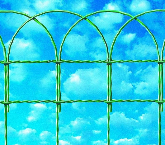 RETE ARCOPLAX ACCIAIO ZINCATO PLASTICATO H.65