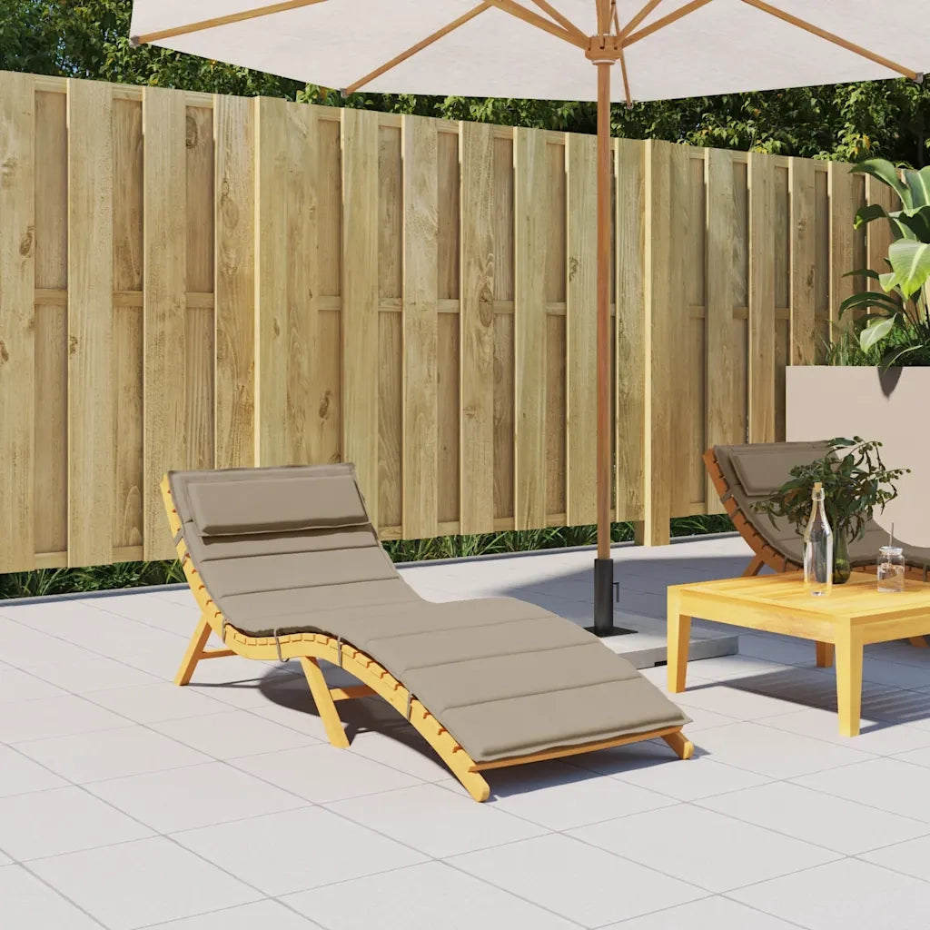 Cuscino per Lettino Tortora 180x60x4 cm in Tessuto Oxford 361860