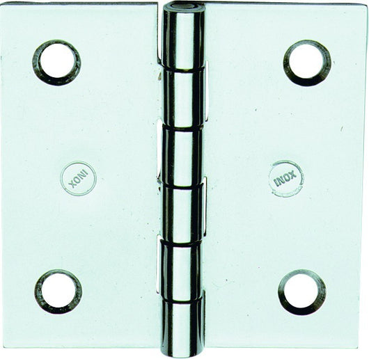 CERNIERA INOX NAUTICA ART.850IN MM.60HX50 PERNO FISSO 12 PZ.