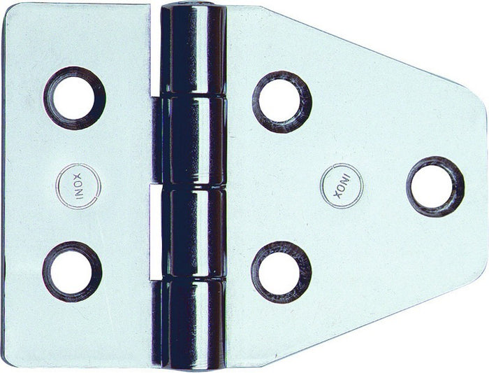 CERNIERA INOX NAUTICA ART.852IN MM.40HX55 PERNO FISSO 12 PZ.