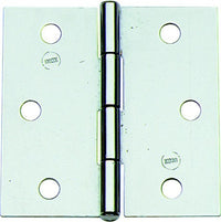 CERNIERA INOX QUADRA  ART.121IN  MM.50X50 PERNO FISSO 12 PZ.