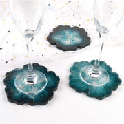 6 pezzi di sottopiede in silicone per epoxy, forma - decorazione per DIY, stampo per artigianato
