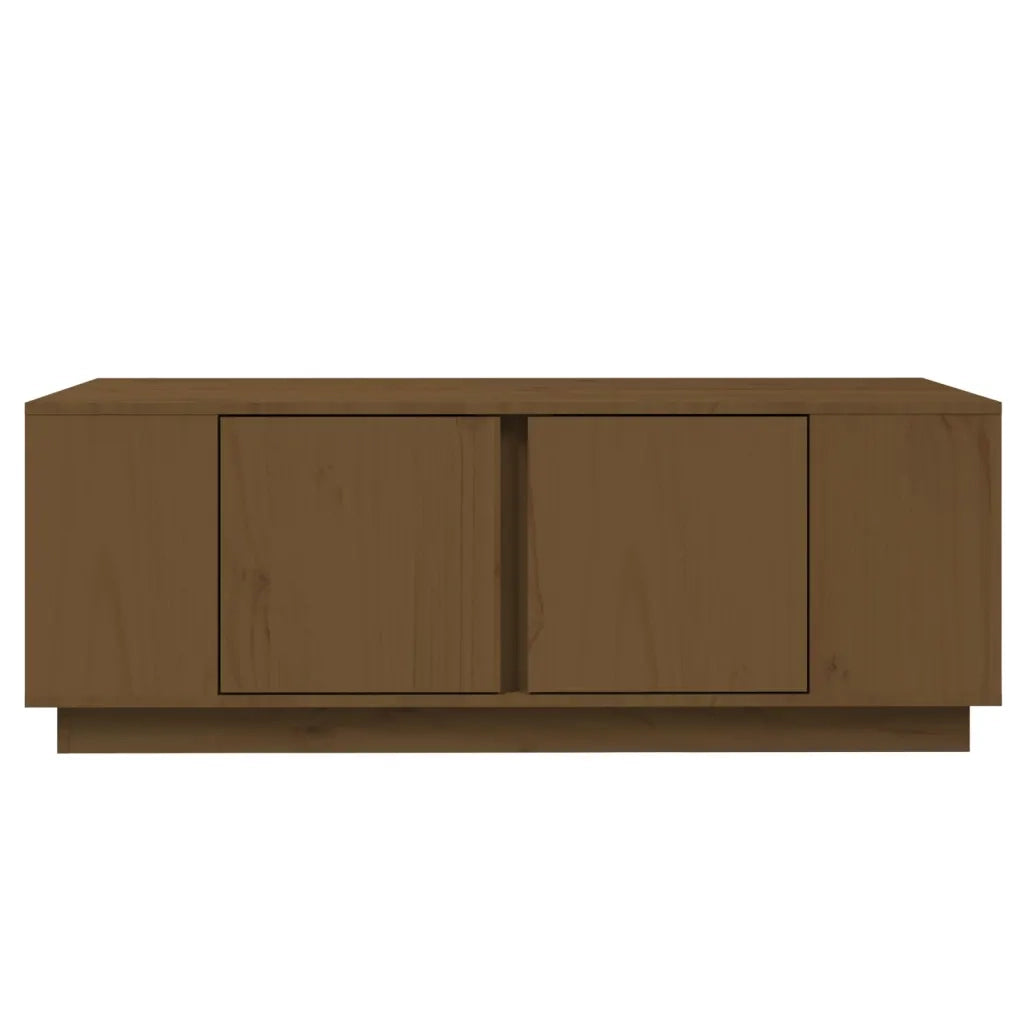 Tavolino da Salotto Miele 110x50x40 cm Legno Massello di Pino cod mxl 26699