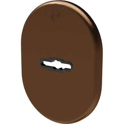 MOSTRINA PORTA BLINDATA 4301 SECUREMME - DM ALLUMINIO BRONZATO MM 82X62- 5 pezzi
