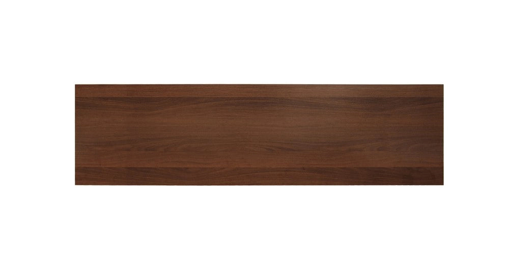 Credenza 4 Ante 2 Cassetti Massello Noce ¨C MINIMAL ¨C Design Retr¨° con Ripiani Regolabili