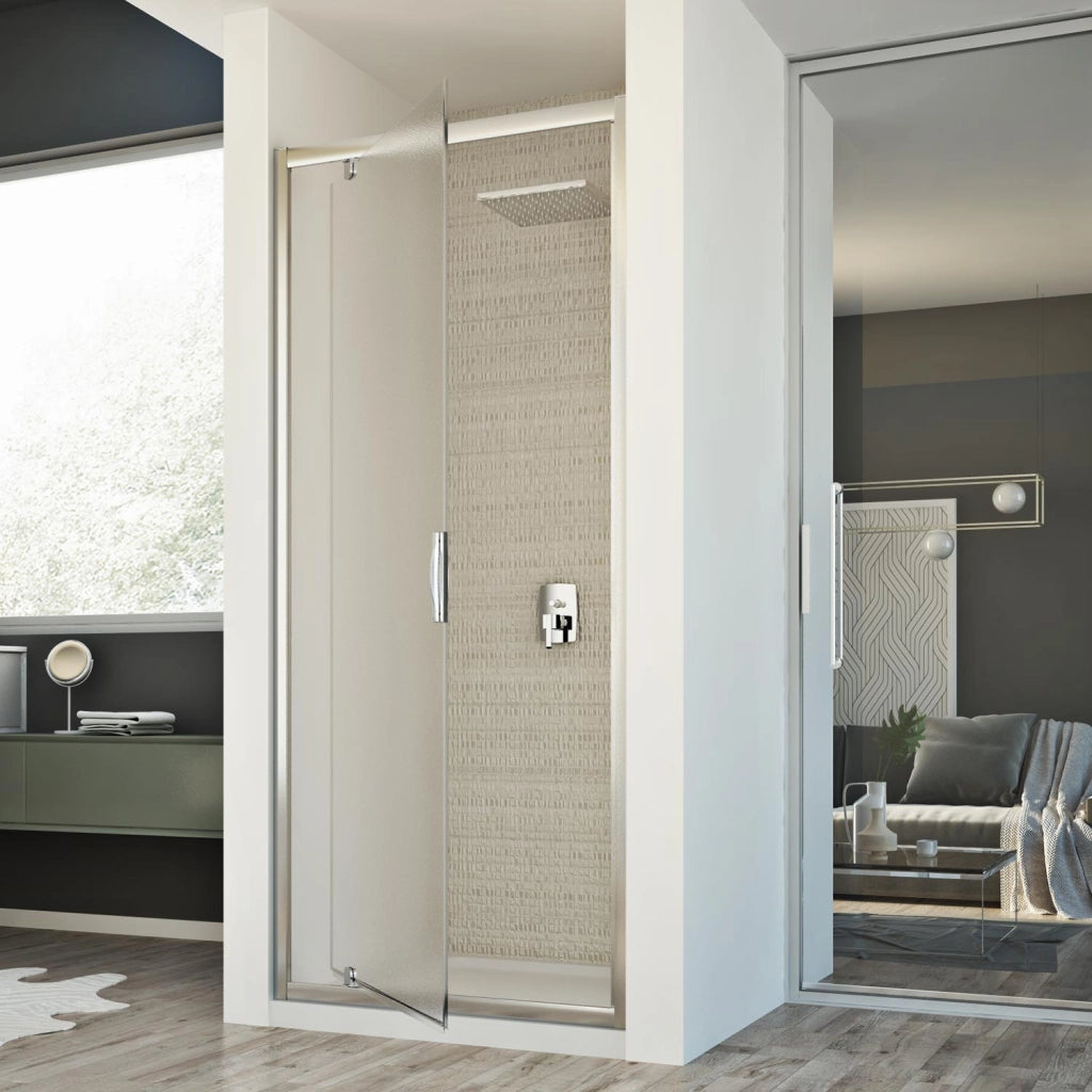 Porta Doccia 80CM H198 Stampato C mod. Cristal 1 Anta