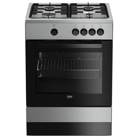 Beko, Cucina a Gas FSG62000DX, Acciaio Inossidabile