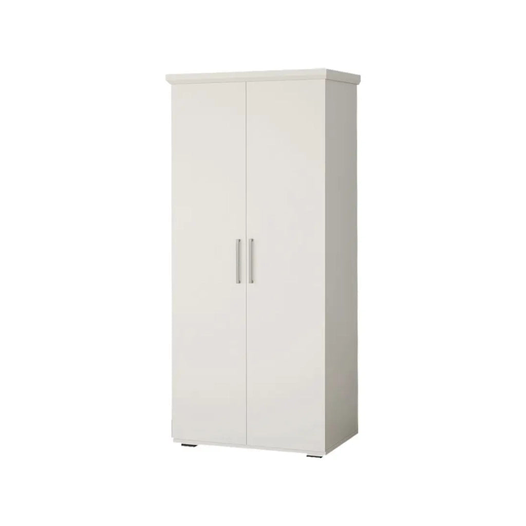 Armadio TOM 2 porte e 2 cassetti bianco 80 cm