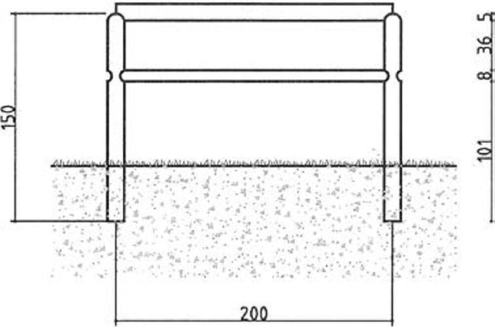 RECINZIONE STACCIONATA 10MT FORO E INCAVO CON PALI LEGNO PINO NORDICO IMPREGNATO