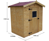CASETTA FORESTA MOD. EDEN IN LEGNO MASSELLO A PANNELLI 16 MM 160X160 CON PAVIMENTO
