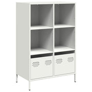 Credenza | Madia | Buffet da pranzo | Armadio da pranzo Bianca 68x39x103,5 cm in Acciaio
