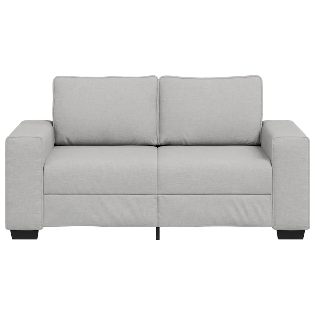 Divano a 2 Posti Grigio Nuvola 160x77x82 cm in Tessuto 4105164