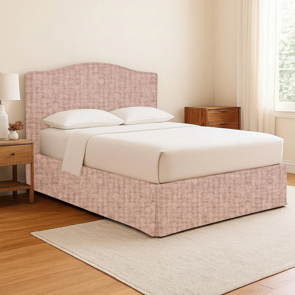 Blyth, Letto Piazza e Mezza Sfoderabile Made in Italy, Rosa
