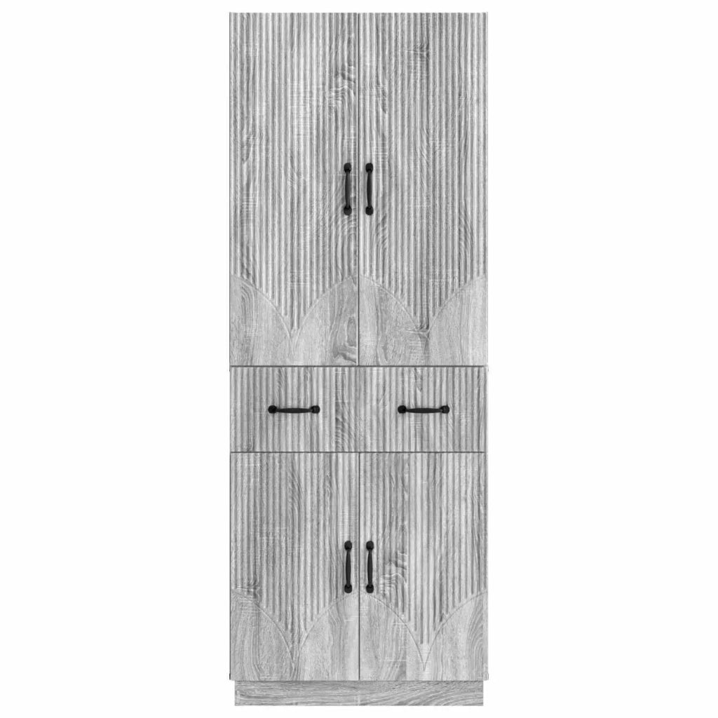Set di armadi 2 pcs Sonoma grigio Legno ingegnerizzato 3416832