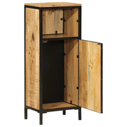 Mobile da Bagno | Armadio da bagno 40x27x90 cm in Legno Massello di Mango e Ferro