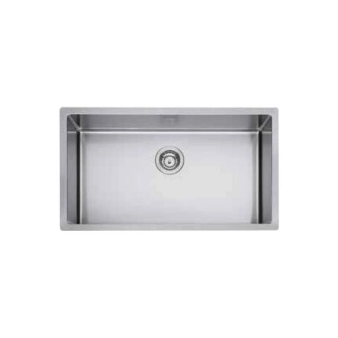 Apell LNR74FSFR Radius R12 Lavello sottopiano 1 vasca Acciaio inox con foro rubinetto (74x44x20.1 cm) colore Acciaio inox
