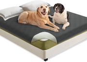 Asciugamano acqua resistente per cani 205 x 130 cm - Cuscino per cani robusto per divano e letto - Asciugamano antiscivolo per cani per cani grandi e piccoli - Lavabile in lavatrice - Grigio