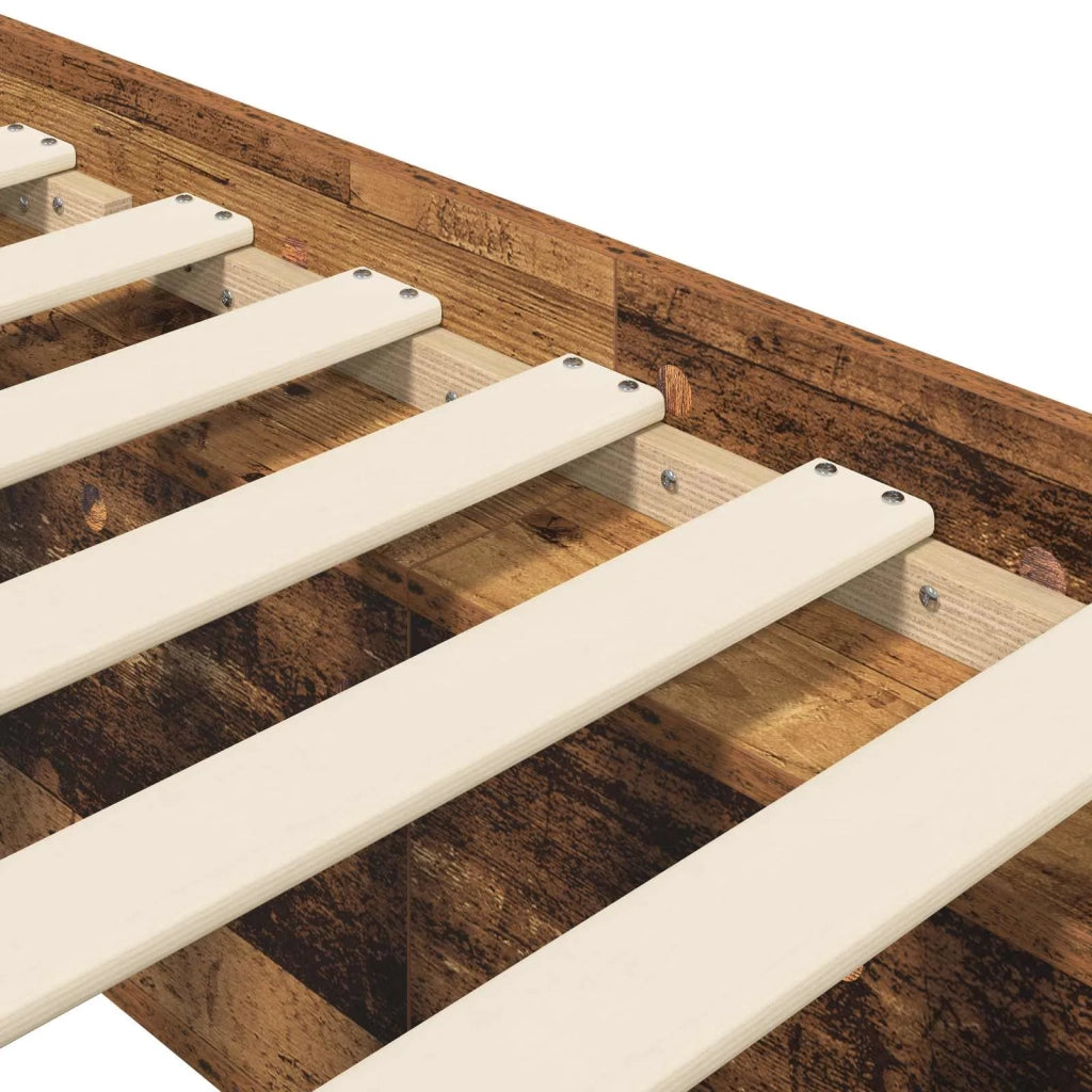 Telaio del letto con storage Legno antico 80 x 200 cm 3429520