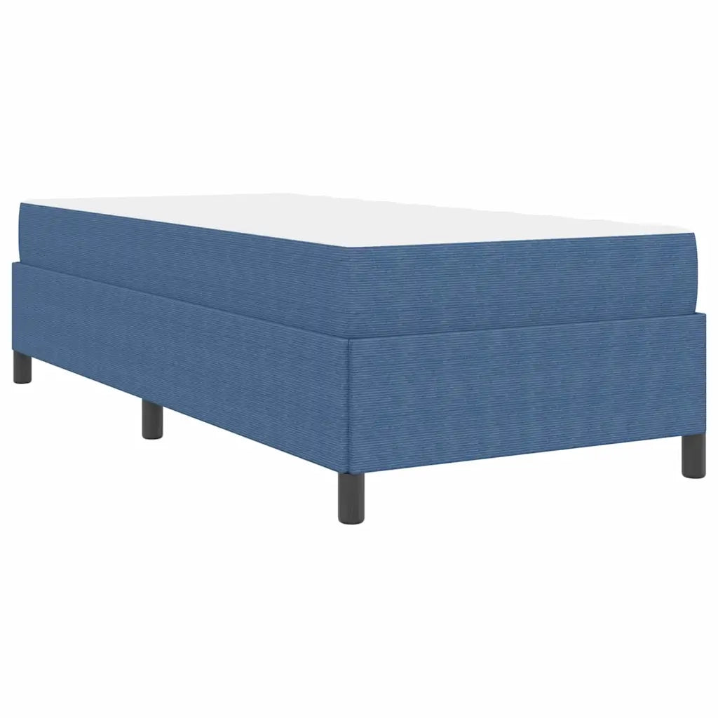 Struttura del letto con materasso-Giroletto Blu 100 x 200 cm Tessuto 768949