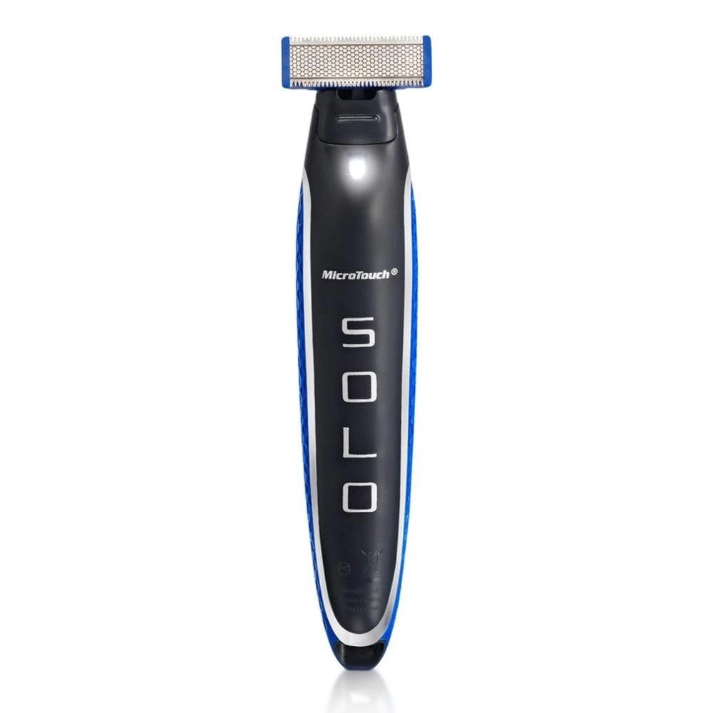 Trade Shop - Rasoio Ricaricabile Elettrico Per Barba Uomo Power Micro Touch Solo Portatile -