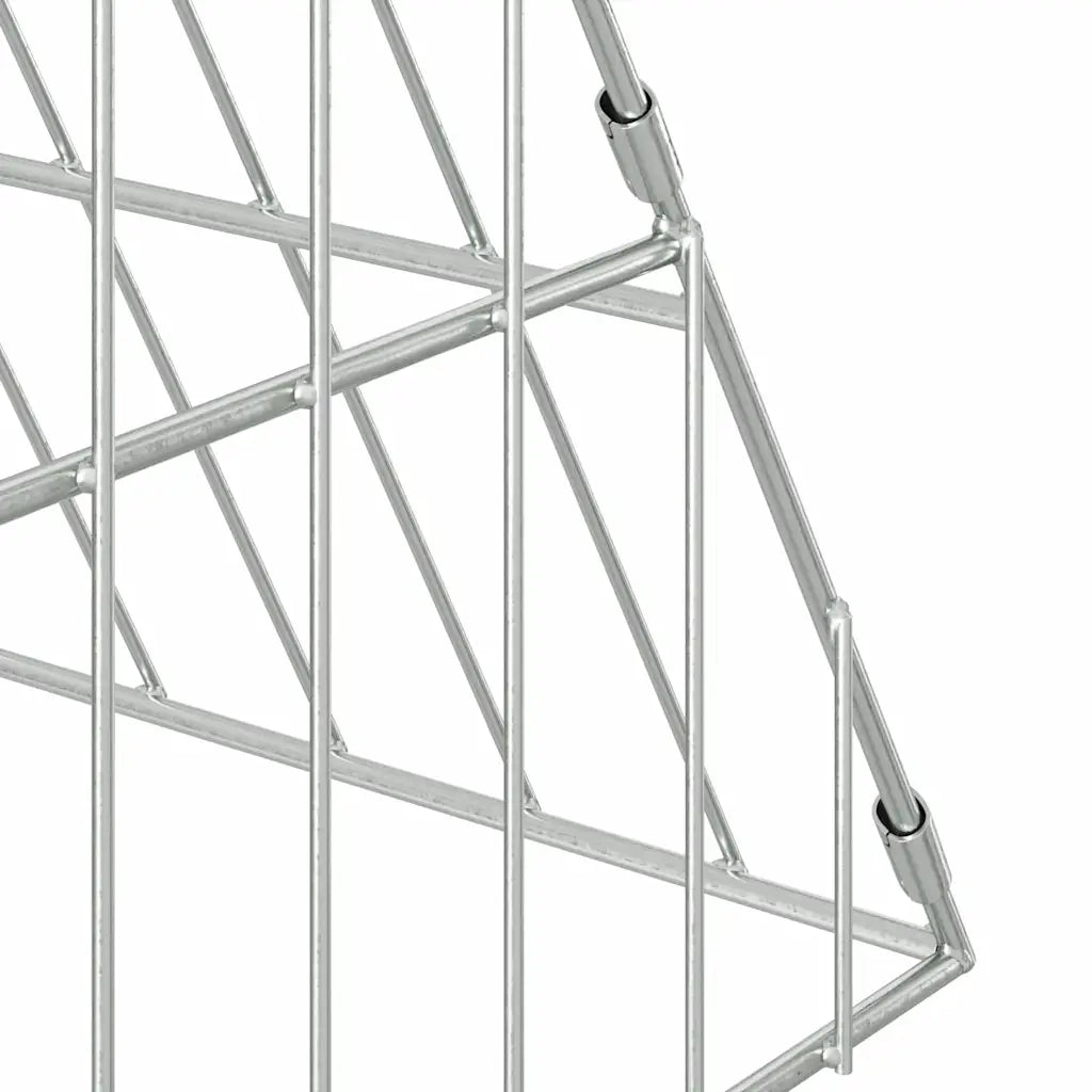 Gabbia per Conigli Argento 110 x 100 x 85 cm Acciaio zincato CFW8283953
