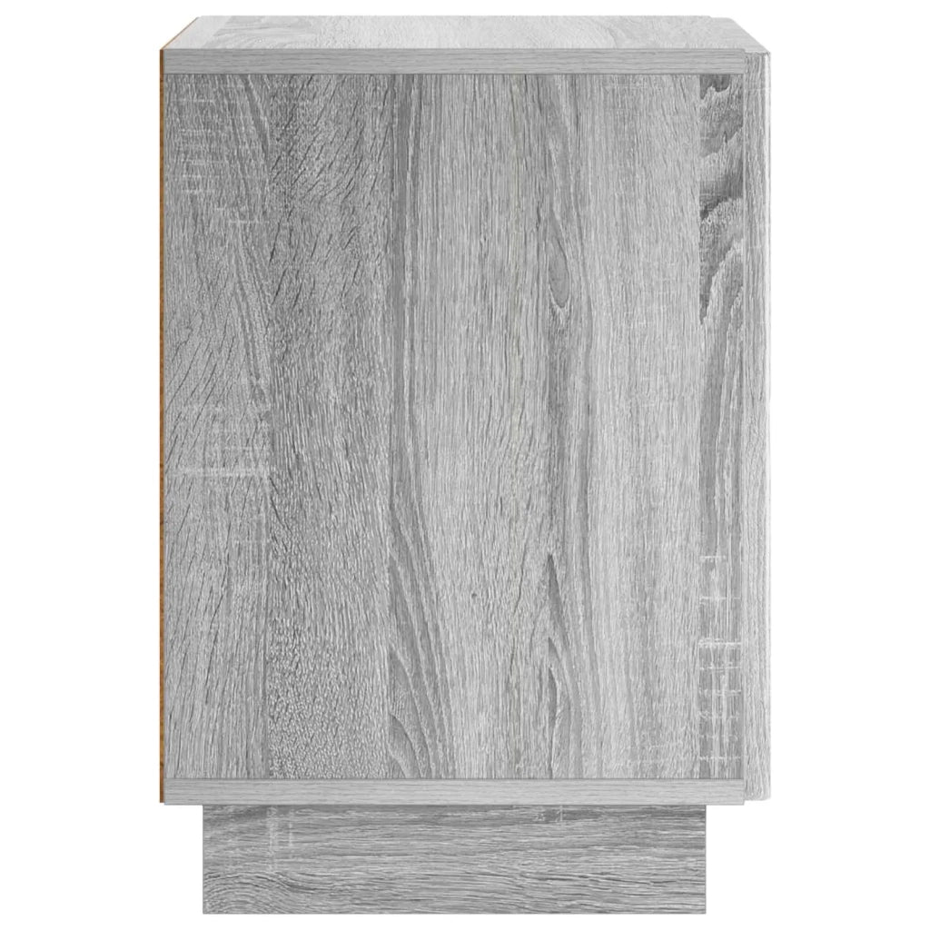 Armadio da Notte Sonoma grigio 33,5 x 34,5 x 50 cm 8011417