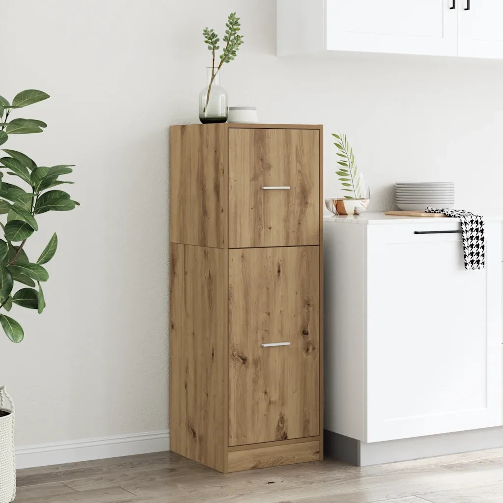Armadietto da Farmacia Rovere 40x41x118 cm in Truciolato