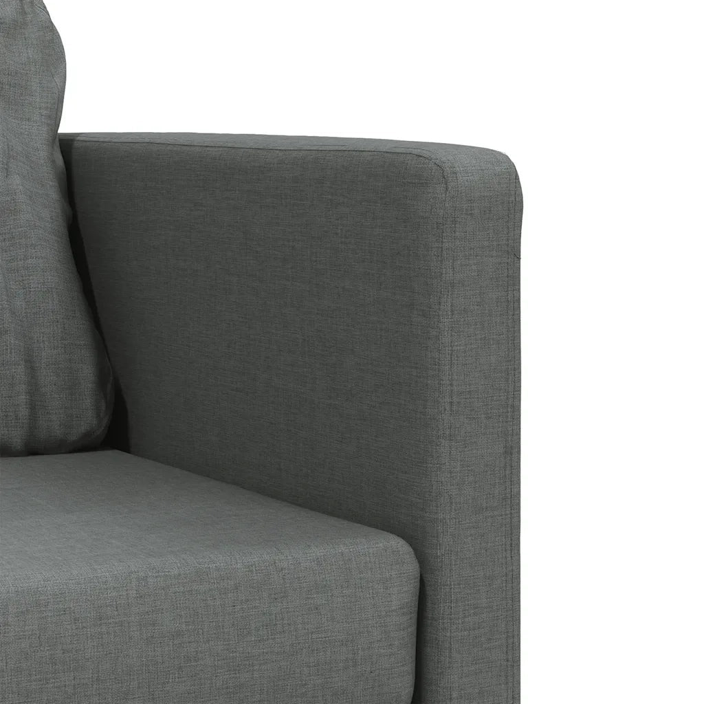Divano Letto da Terra 2 in 1 Grigio Scuro 112x174x55 cm Tessuto 353965